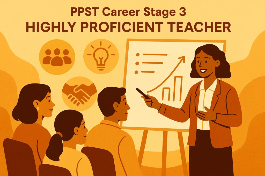 Highly proficient teacher mentoring peers and leading school programs