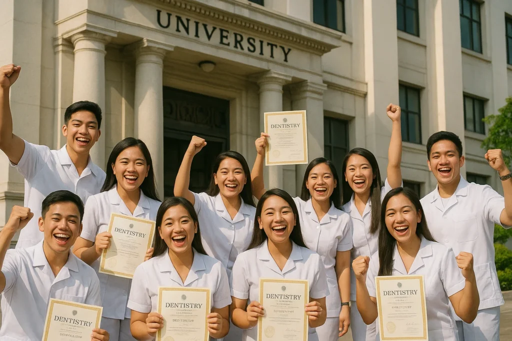 May Dentistry Board Exam Result celebration photo