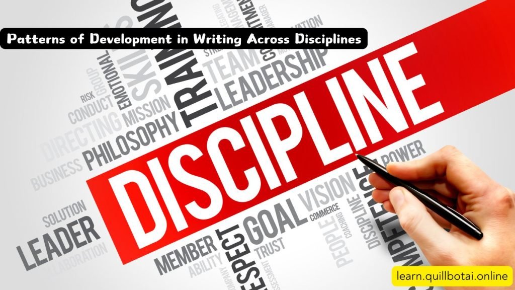 Patterns of Development in Writing Across Disciplines