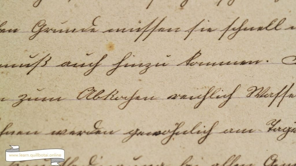 Q in Cursive Writing