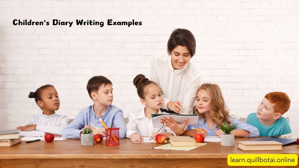 Children's Diary Writing Examples