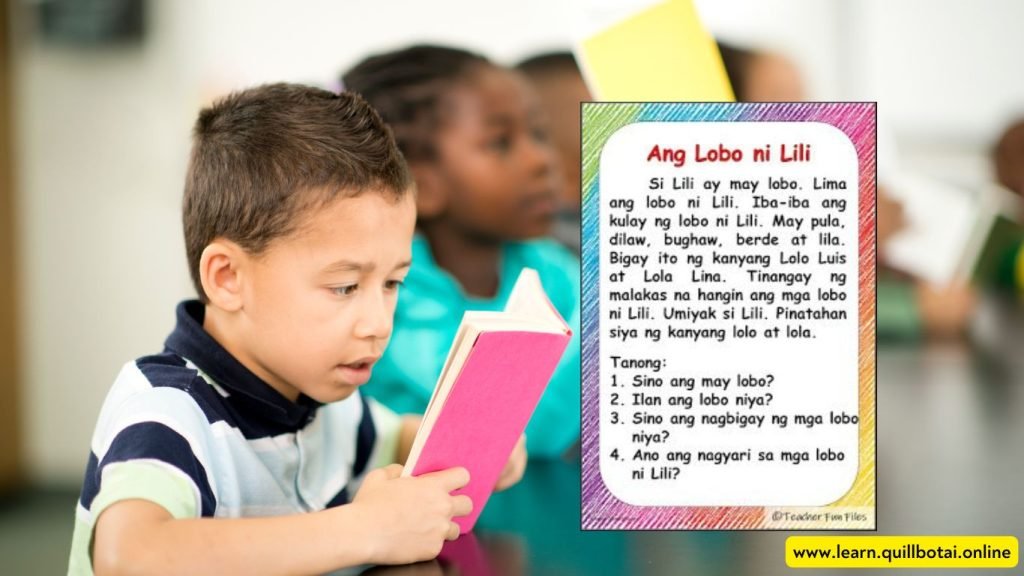 Tagalog Reading for Grade 2 and Materials