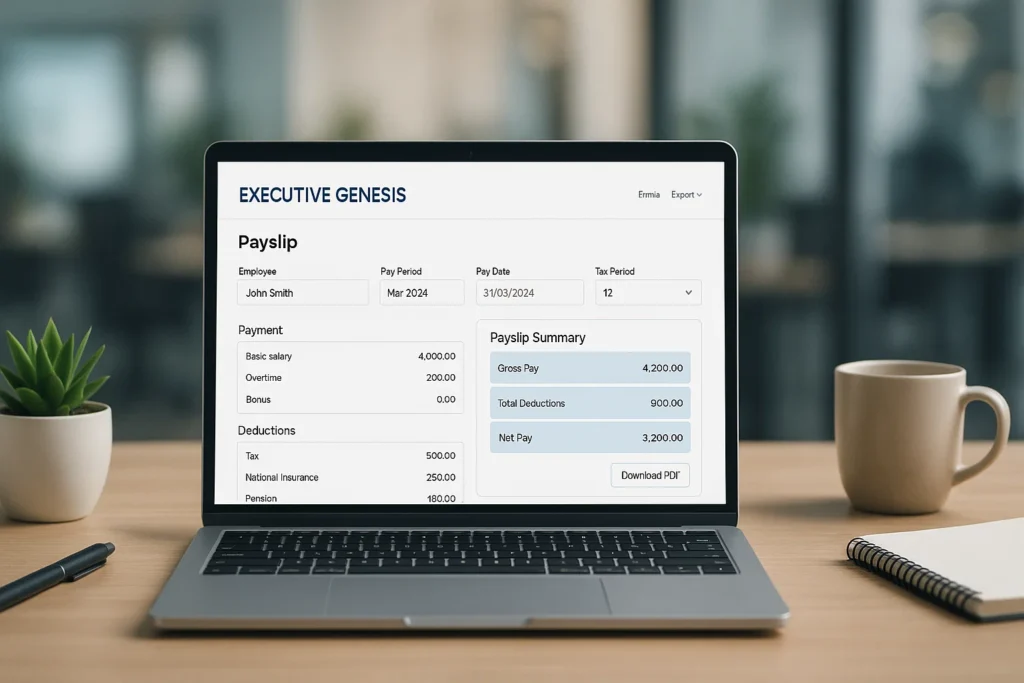 Executive Genesis Online Payslip Guide