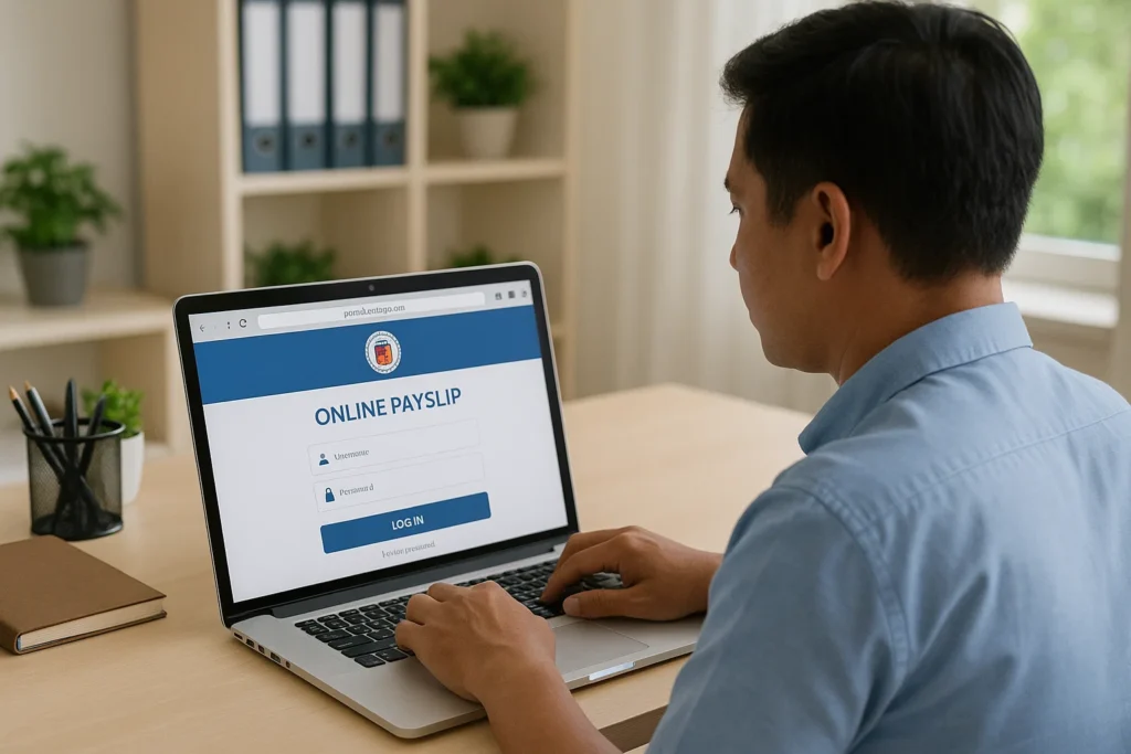 Accessing portal coa gov ph payslip online